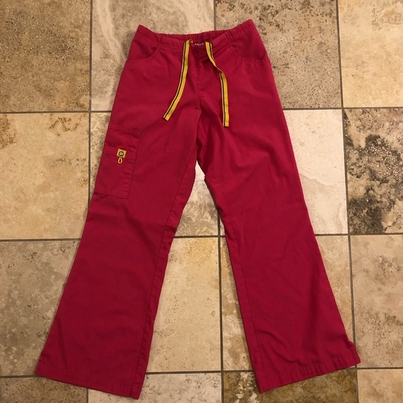 Wonder Flex Womens Scrub Set ( pink ) - Picture 4 of 7